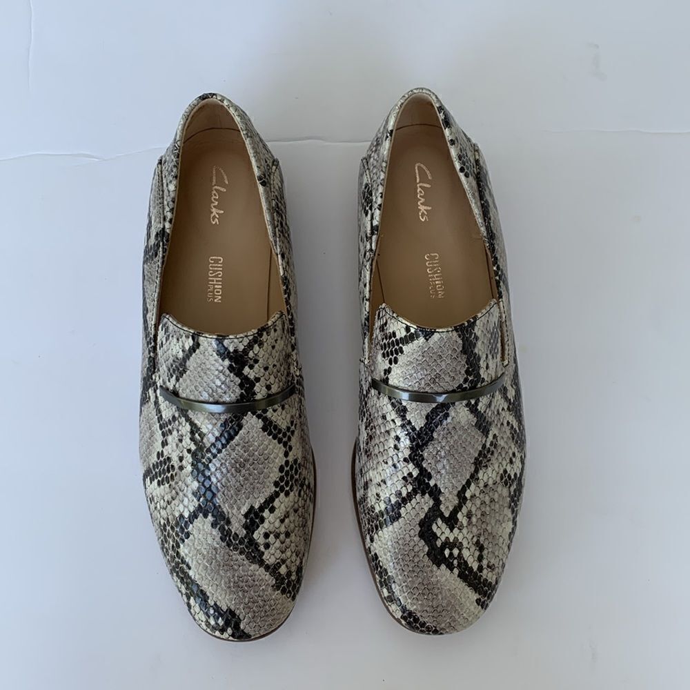 Clarks cushion plus grey snake python Gris oxford… - image 2